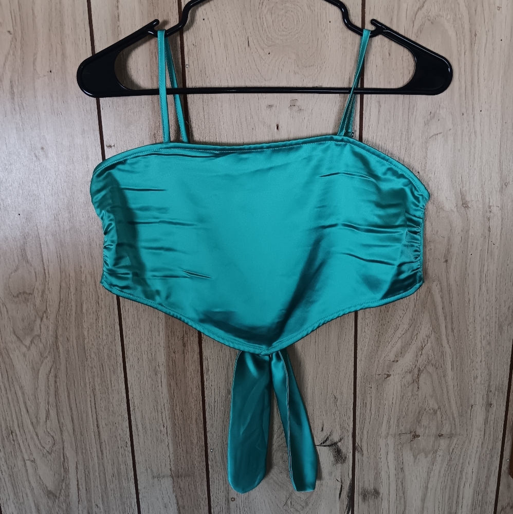 Scarf Shirt Medium, turquoise